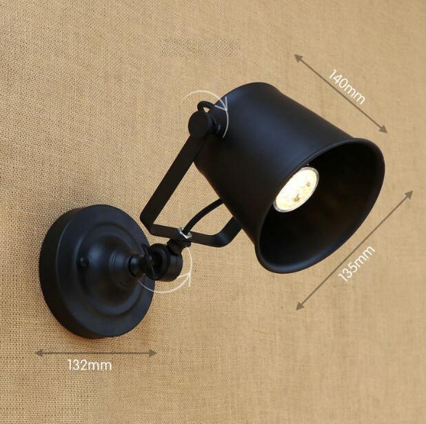 Applique Murale Metal Noir