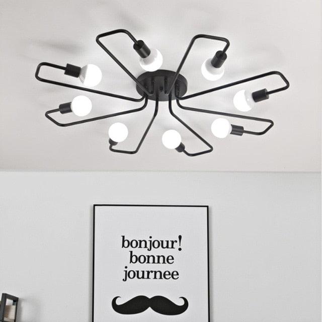 Plafonnier Industriel Design 