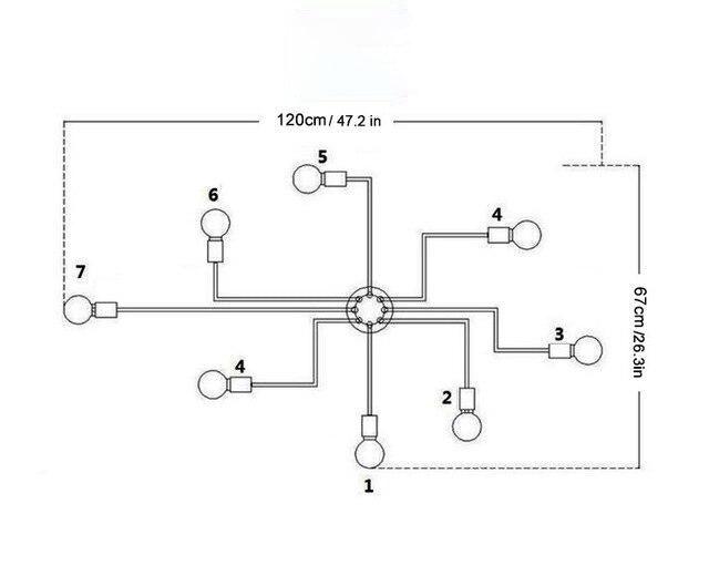 Grand Plafonnier Industriel
