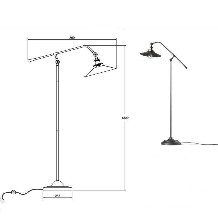 Lampadaire Salon Industriel sur Pied