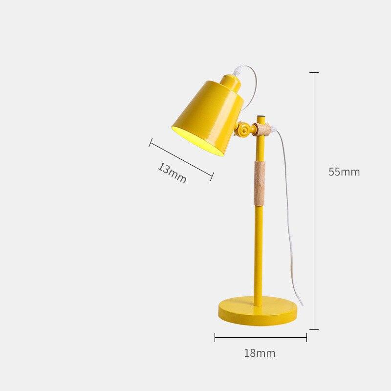 Lampe de Bureau Vintage Design Jaune