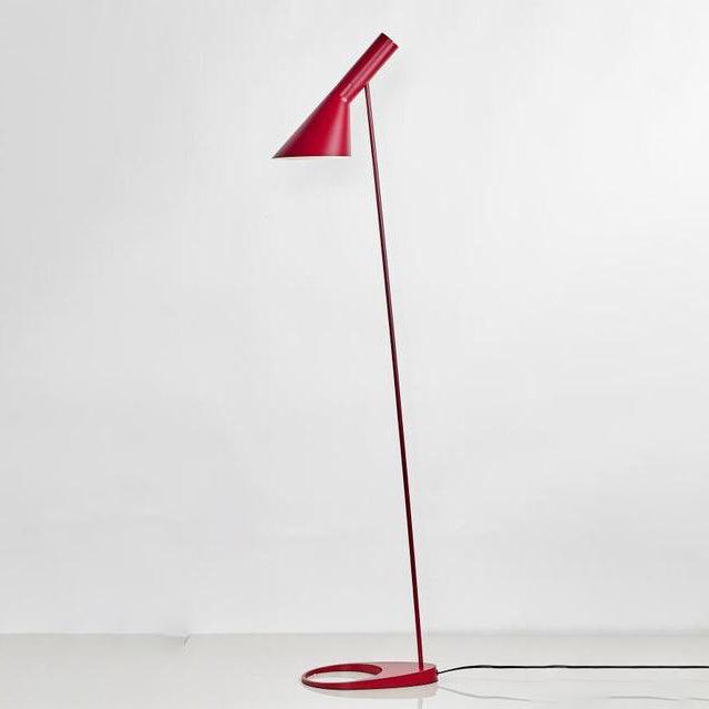 Lampadaire Design Industriel Rouge