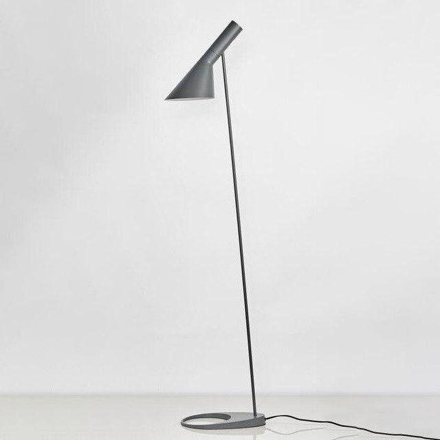 Lampadaire Design Industriel Gris