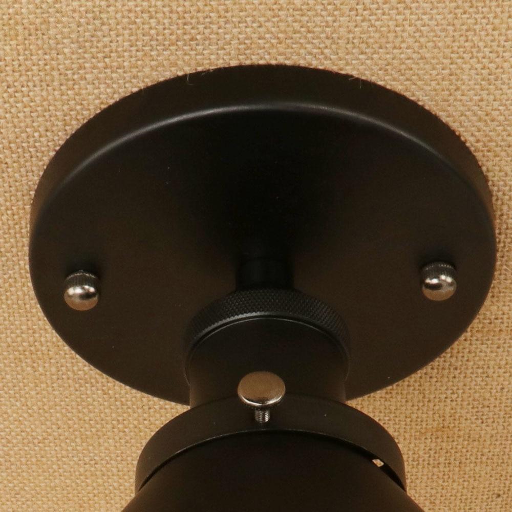 Plafonnier Industriel Vintage 1940 - Noir