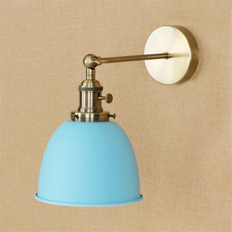 Applique Murale Industrielle - Bleu