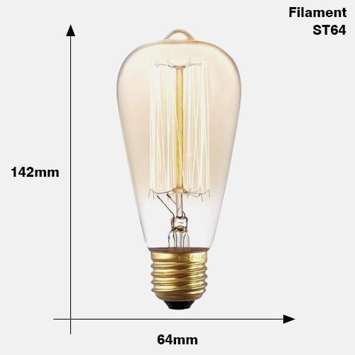 Ampoule Industrielle Filament T64