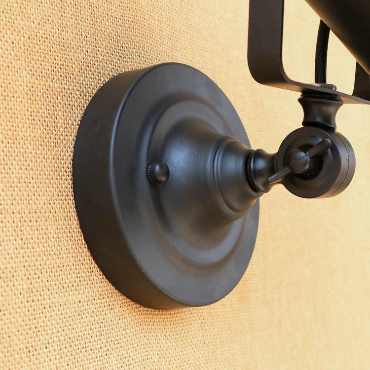 Applique Murale Metal Noir